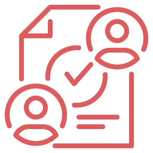 Icon sell house document contract check mark tick done RED 1 1 1.png